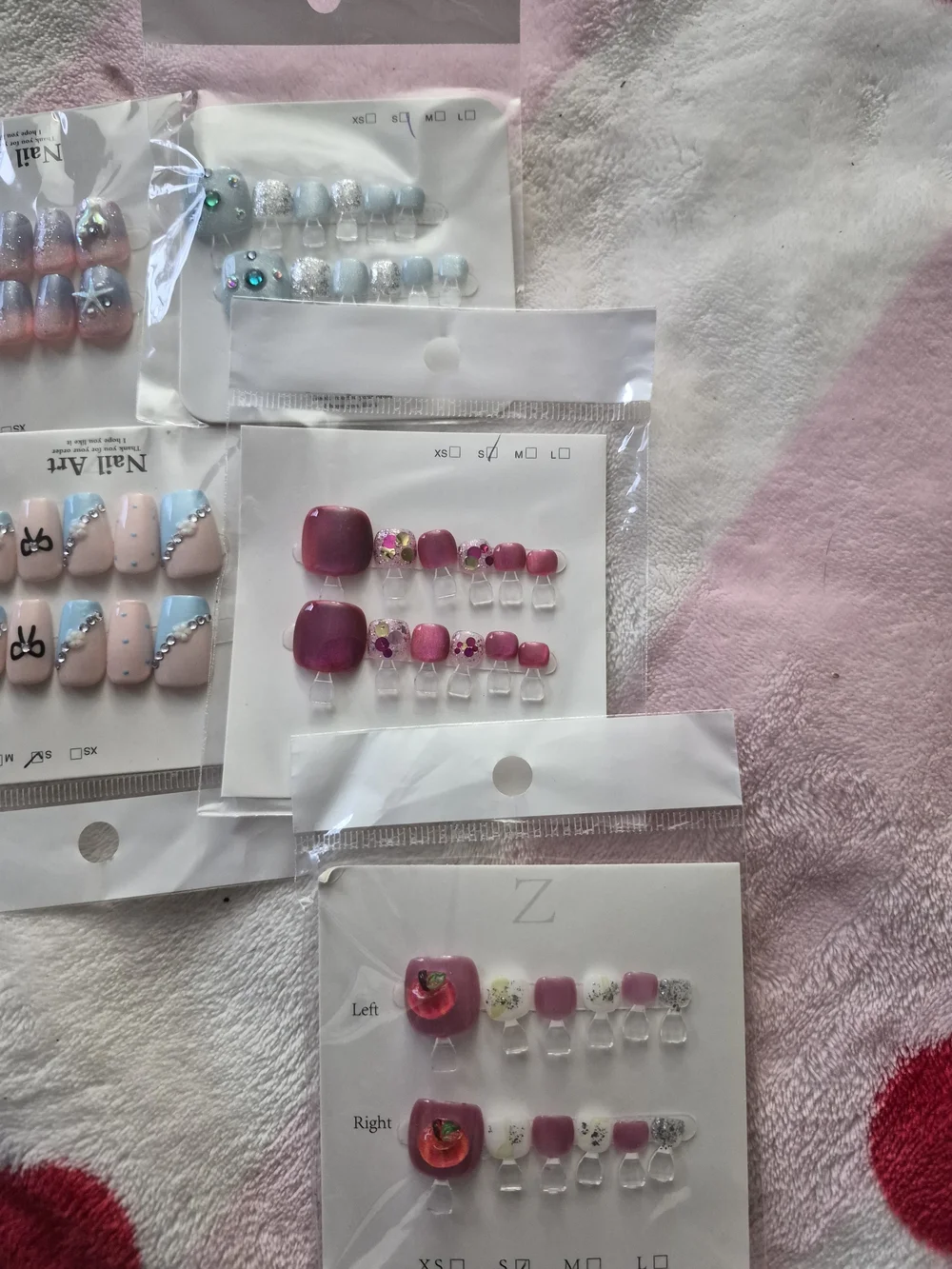 Assorted Press-On Nail Set - Lime Green